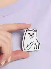 Карамельный деревянные значки "Котики и мемы"