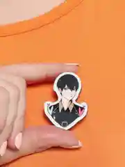Лавандовый деревянные значки по аниме "Волейбол!", "Re:zero", "Бездомный бог", "Хантер Х Хантер"