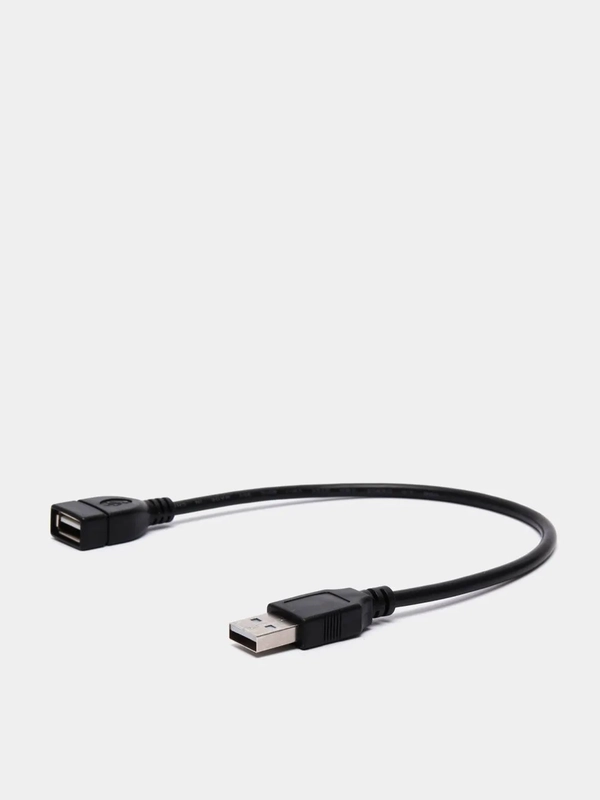 Кабель USB 2.0 A вилка - USB 2.0 A розетка (папа-мама) переходник USB папа-мама
