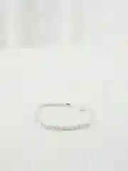 Серебряный плетеный браслет
