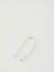 Серебряный плетеный браслет