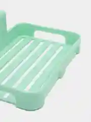 Зеленый настенная пластиковая мыльница
