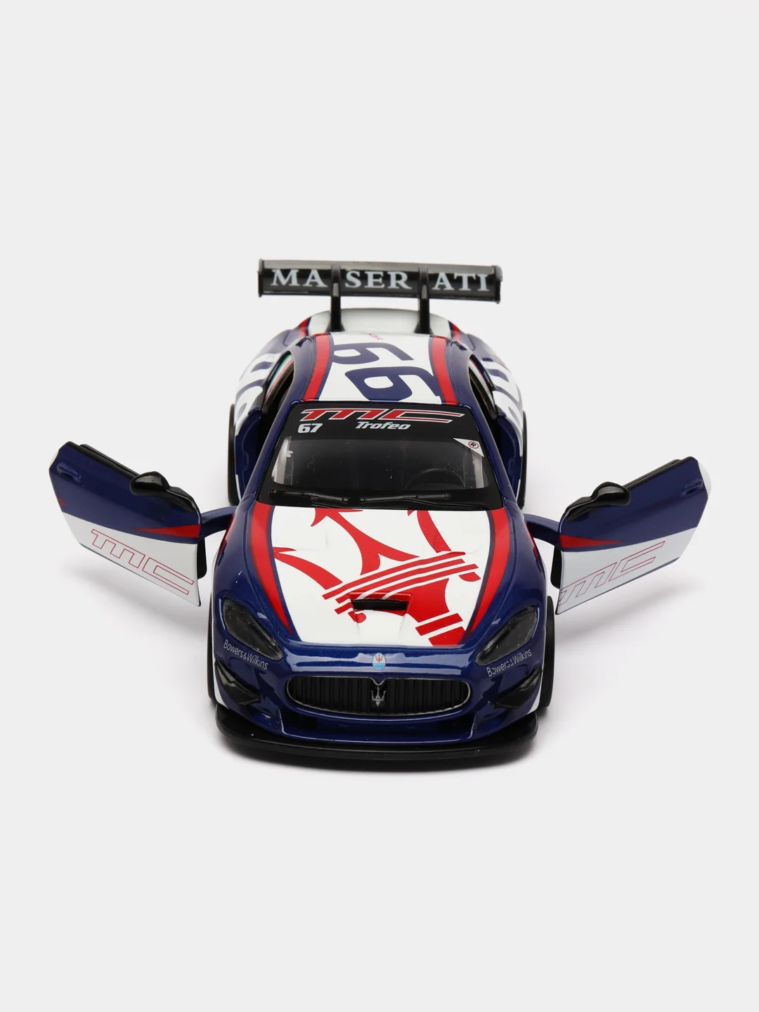 Машинка металлическая Maserati Gran Turismo MC GT4, 1:32, 16,3 см, JB1251322