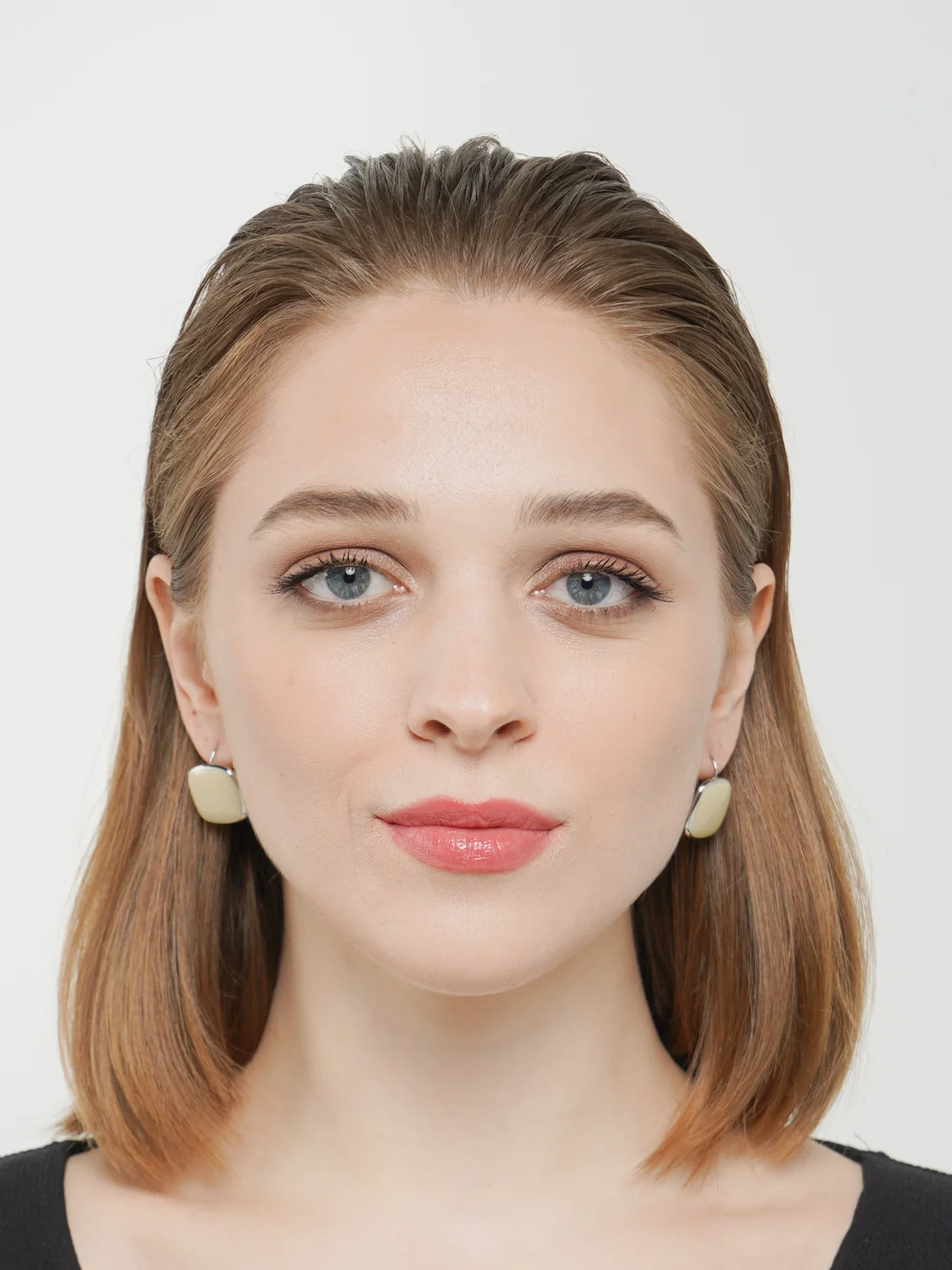 Серьги квадратные