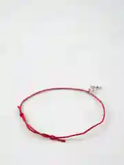 Оливковый браслет красная нить с кулоном