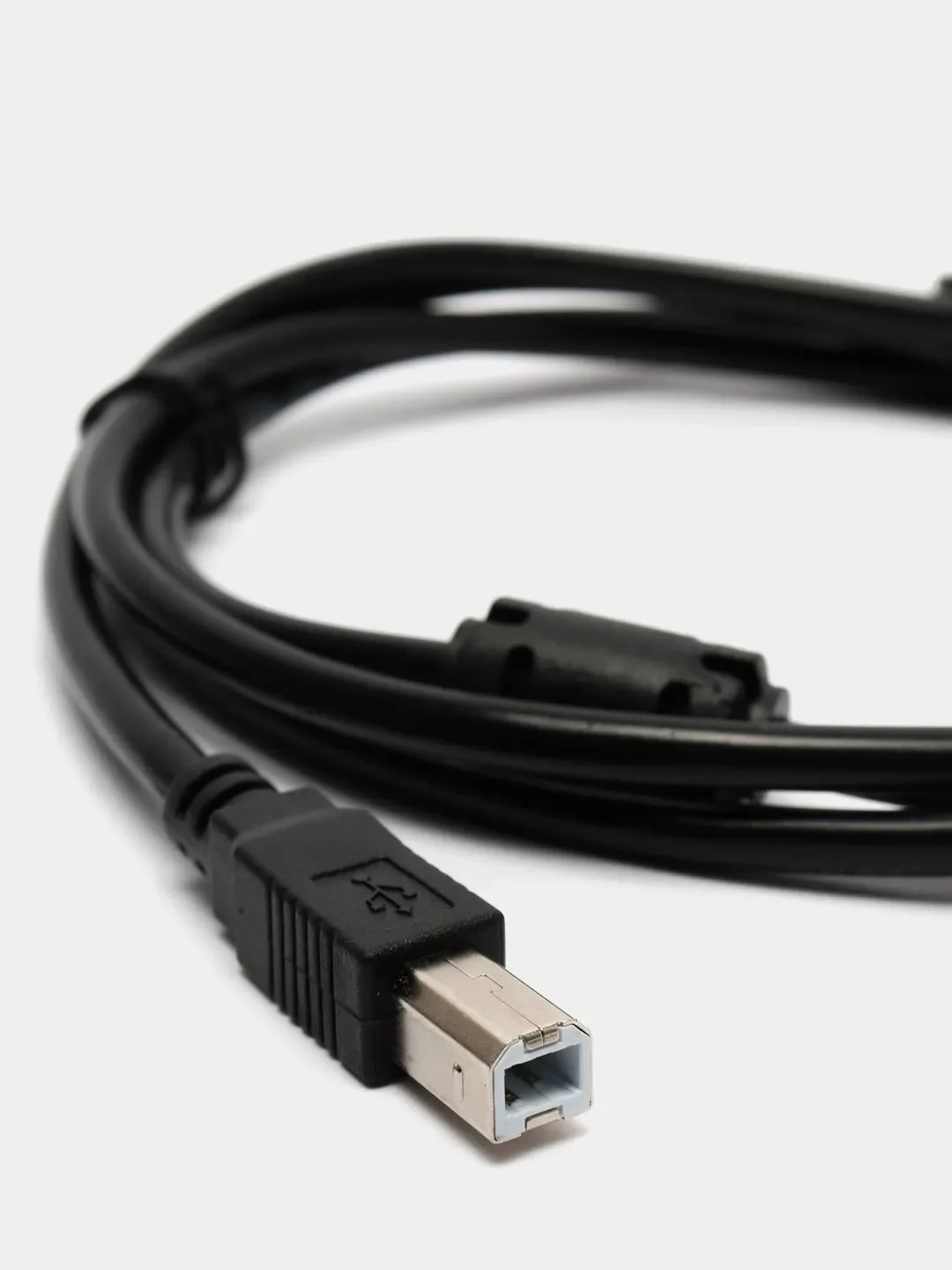 Черный кабель для принтера, сканера USB BM(шт)-АM(шт) USB 2.0 МФУ 1,5 м