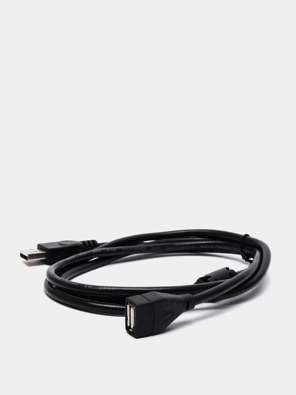 Кабель USB 2.0 - USB 2.0 вилка - розетка (папа-мама) 1,5 м