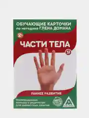 Зеленый развивающие карточки по методике Г. Домана для детей, 12 карт, А6, 3+