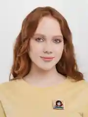 Пастельно-коралловый деревянные значки по сериалу "Игра кальмара"