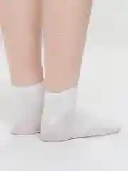 Носки женские, белые, короткие
