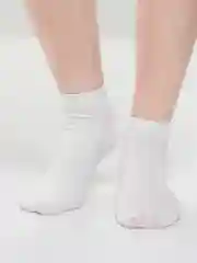 Носки женские, белые, короткие
