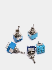 4 штуки Микротумблер MTS-202 on-on 3A 250VAC 6 контактов тумблер 2 положения