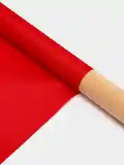 Зеленый флажок сигнальный на деревянной палочке