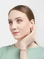 Лайм браслет красная нить с кулоном