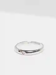 Белый кольца серебряные, парные, с полудрагоценными камнями
