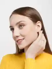 Белый кольца серебряные, парные, с полудрагоценными камнями