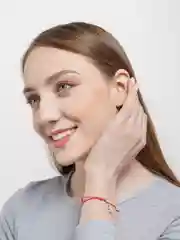 Аметистовый браслет красная нить с кулоном