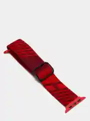 Красный нейлоновый ремешок для Apple Watch с пряжкой
