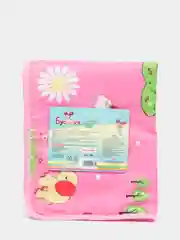 Кораллово-розовый клеенка детская двухслойная хлопок- ПВХ 50*60 см