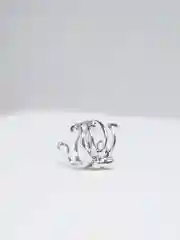 Серебряный кольцо "Осьминог"