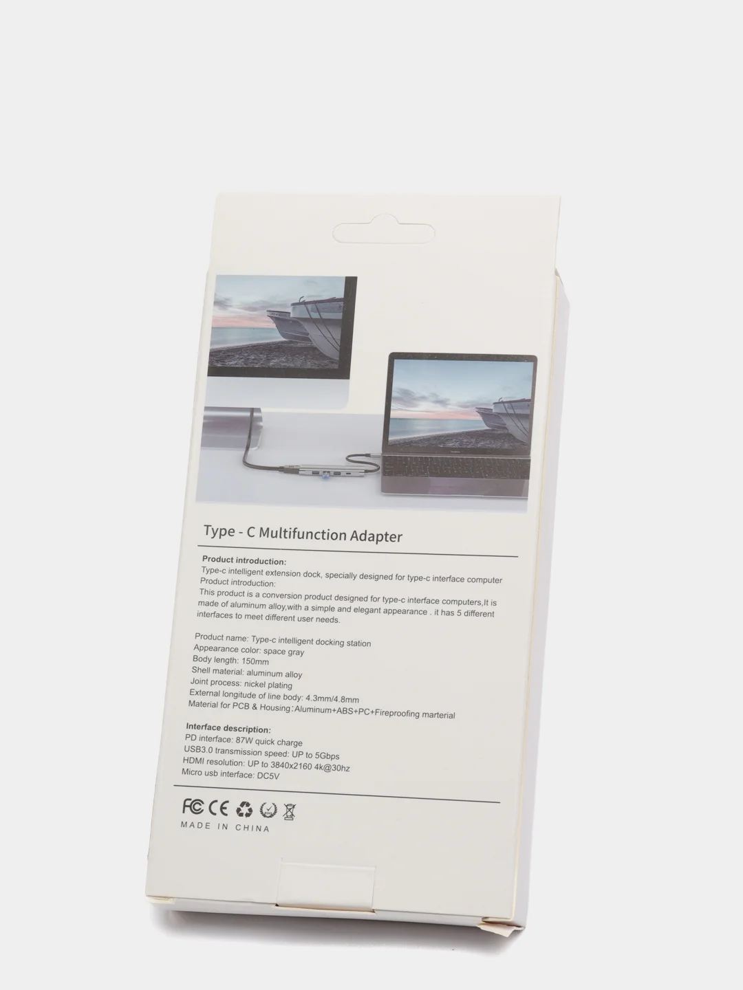 Хром type C HUB 5 в 1 Концентратор USB 3.0 и HDMI