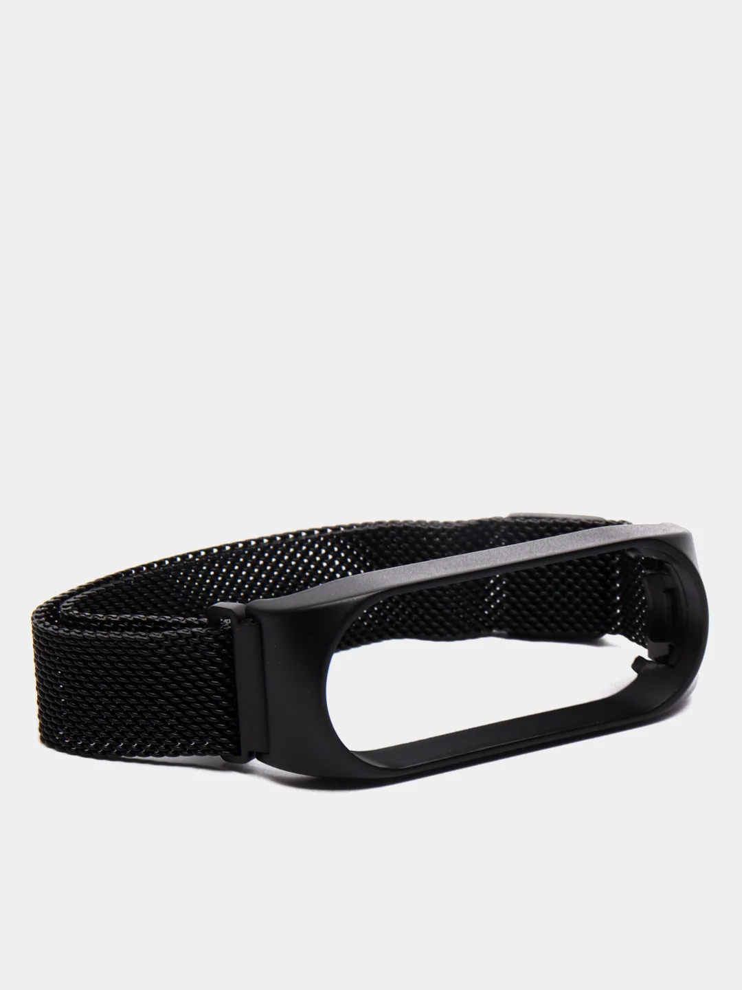 Черный миланский браслет для Xiaomi Mi Band 5 и Band 6
