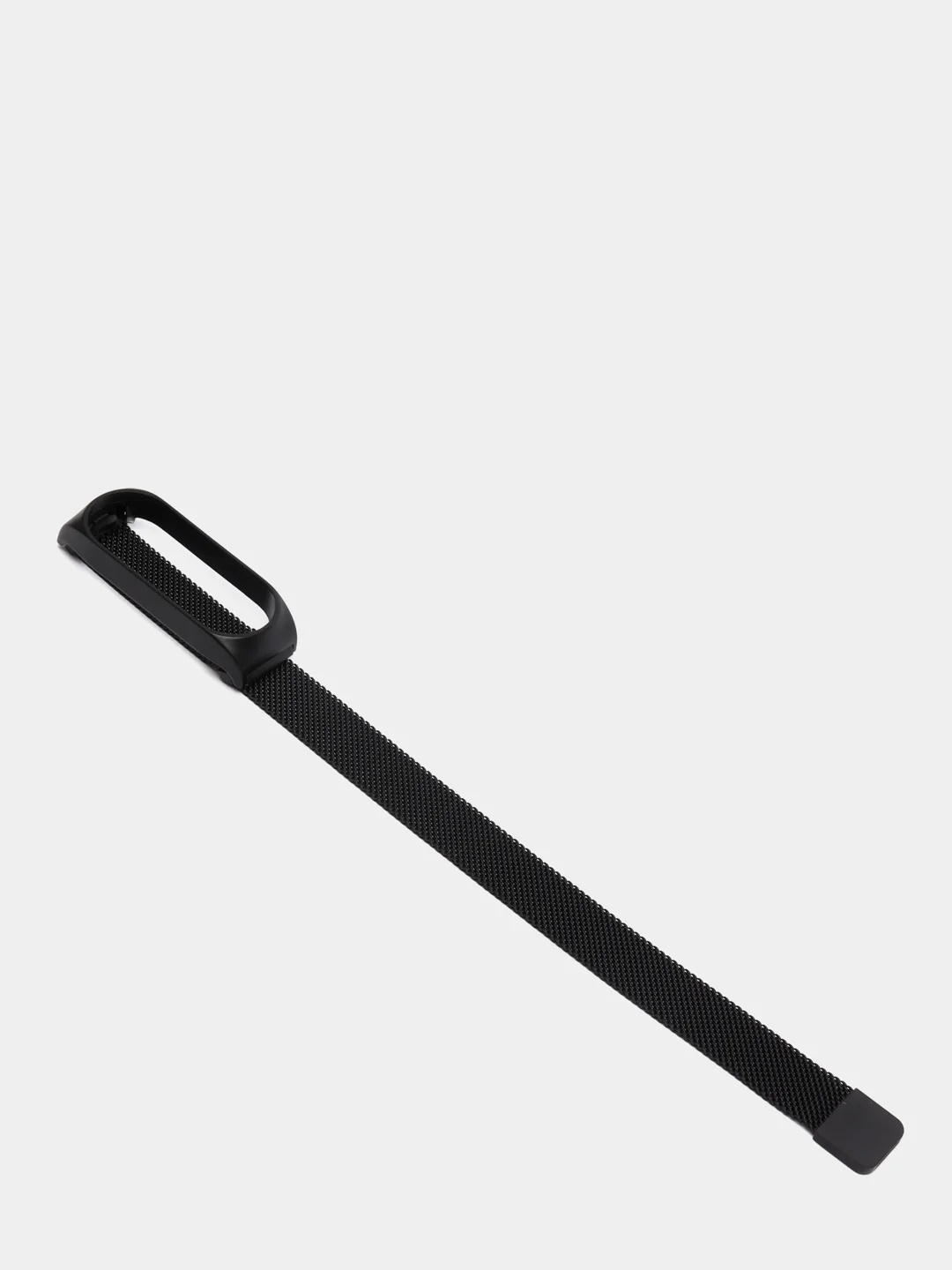 Черный миланский браслет для Xiaomi Mi Band 5 и Band 6