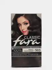 Стойкая крем-краска для волос Fara Classic, 503 Темно-каштановый
