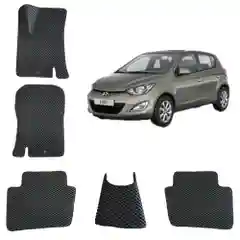 3-D Автомобильные EVA, ЭВА, ЕВА коврики для HYUNDAI i20 1 поколение / ХЕНДАЙ Ай 20 (1)