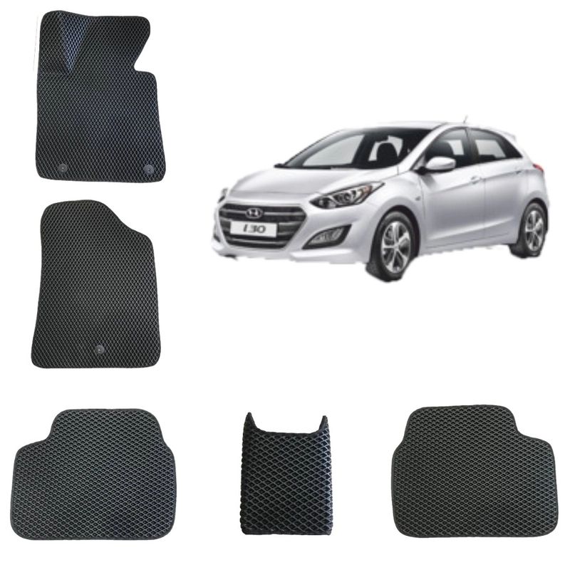3-D Автомобильные EVA, ЭВА, ЕВА коврики для HYUNDAI i30 (2 поколение) / ХЕНДАЙ Ай 30 (2)