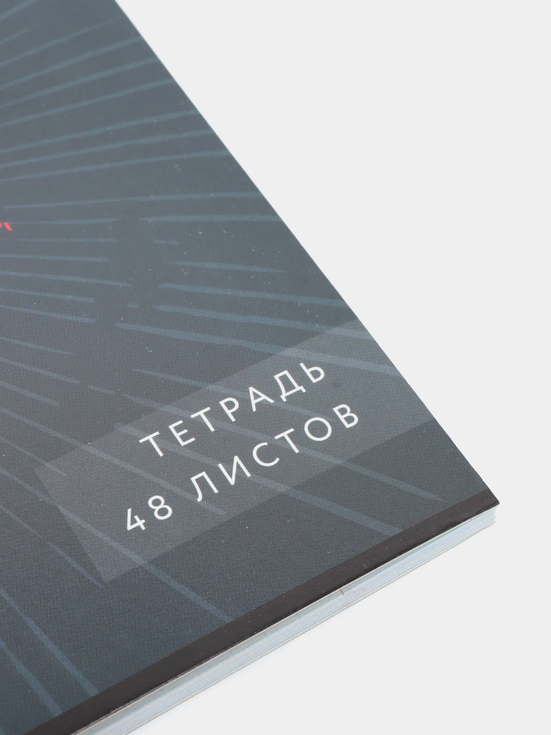 Индиго тетрадь в клетку, 48 листов, шрифтовые, яркие, для девочек и мальчиков, модные