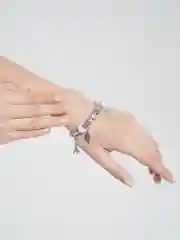 Белый браслет подростковый/браслет женский