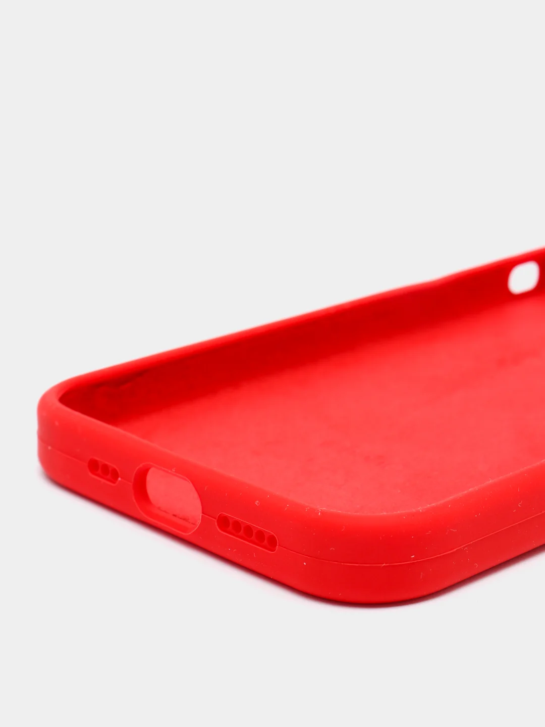 Красный чехол силиконовый Silicone Case для iPhone 13 Pro