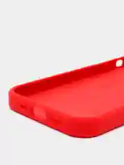 Красный чехол силиконовый Silicone Case для iPhone 13 Pro