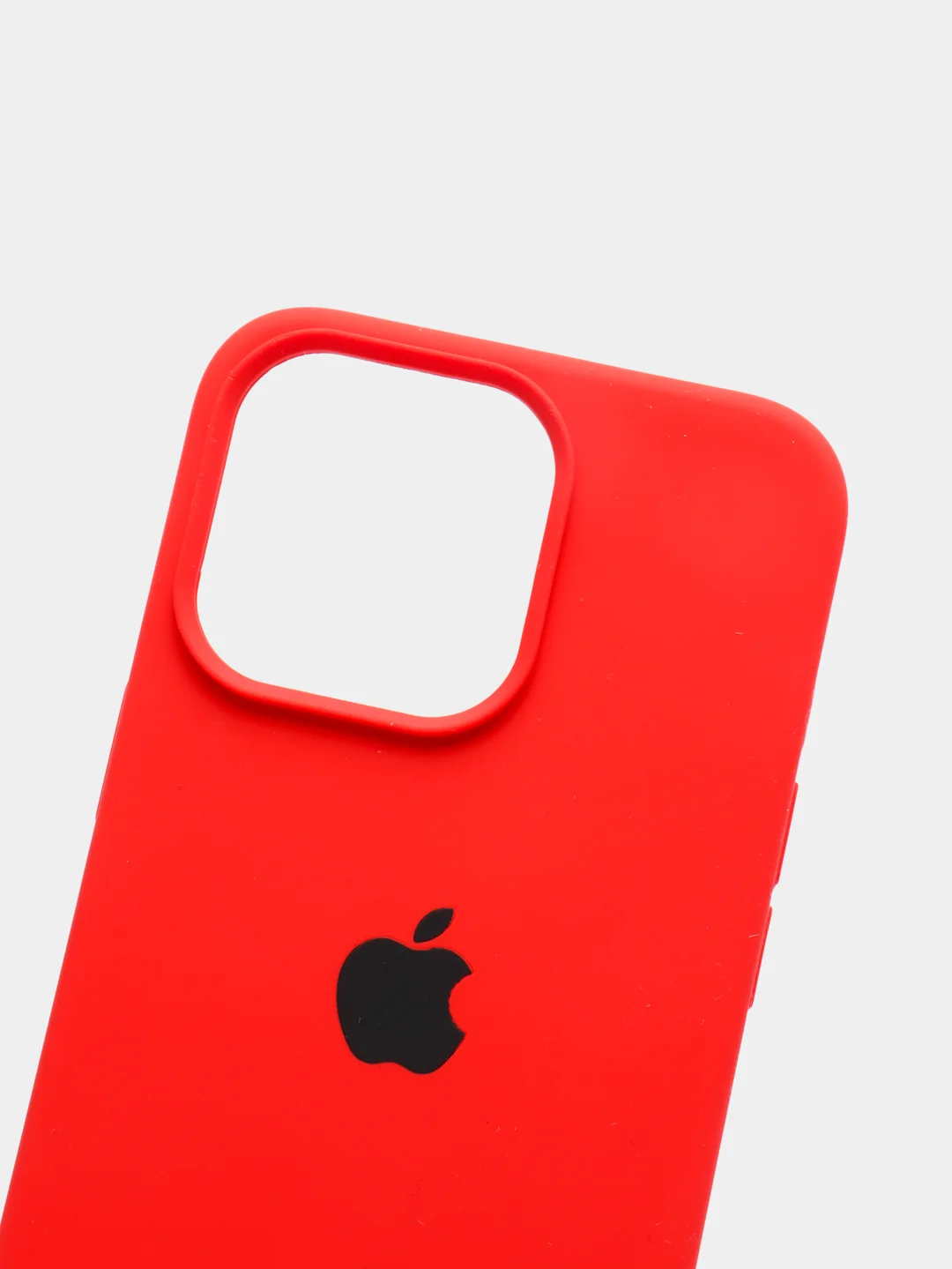 Красный чехол силиконовый Silicone Case для iPhone 13 Pro