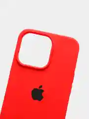 Красный чехол силиконовый Silicone Case для iPhone 13 Pro