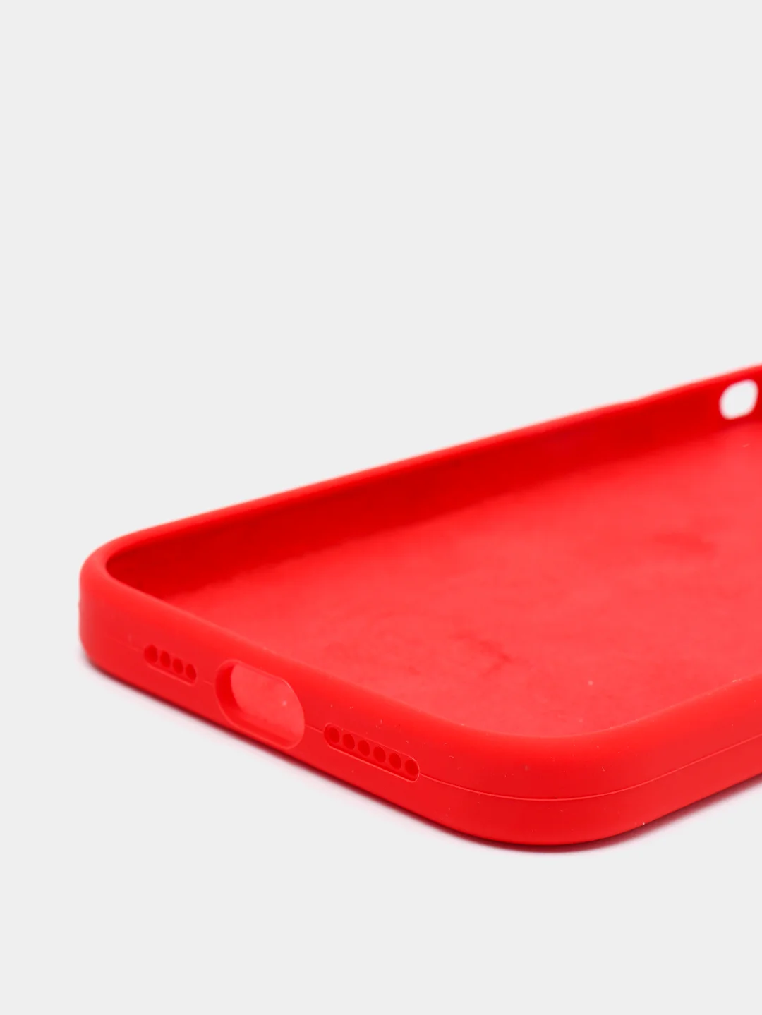 Красный чехол силиконовый Silicone Case для iPhone 13 Pro Max