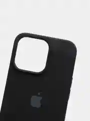 Черный чехол силиконовый Silicone Case для iPhone 13 Pro