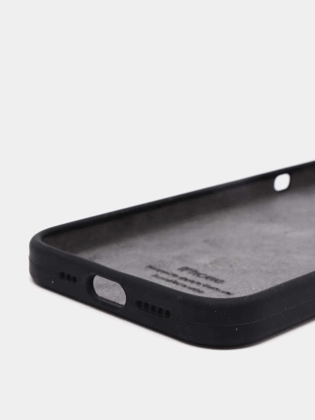 Черный чехол силиконовый Silicone Case для iPhone 13 Pro