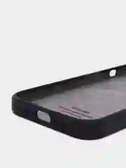 Черный чехол силиконовый Silicone Case для iPhone 13 Pro