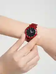 Красный женские наручные часы Overgift