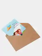 Открытки с крафт конвертом С днем рождения