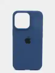 Темно-синий чехол силиконовый Silicone Case для iPhone 13 Pro