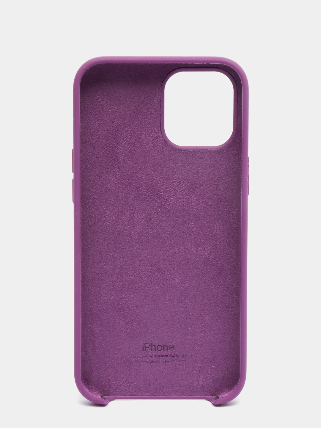 Фиолетовый чехол силиконовый Apple Silicone Case для iPhone 12 Pro Max