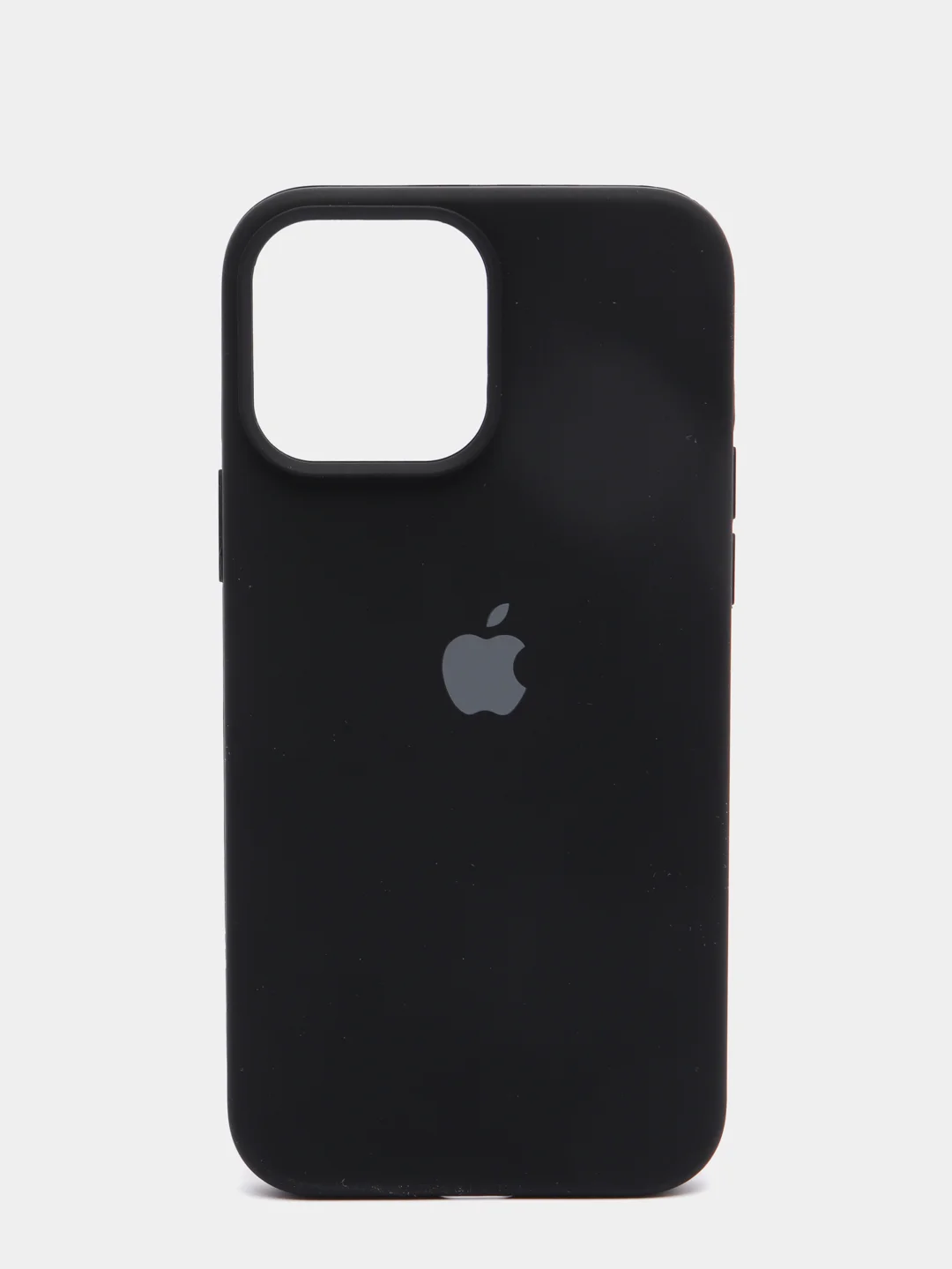 Черный чехол силиконовый Silicone Case для iPhone 13 Pro Max