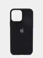 Черный чехол силиконовый Silicone Case для iPhone 13 Pro Max