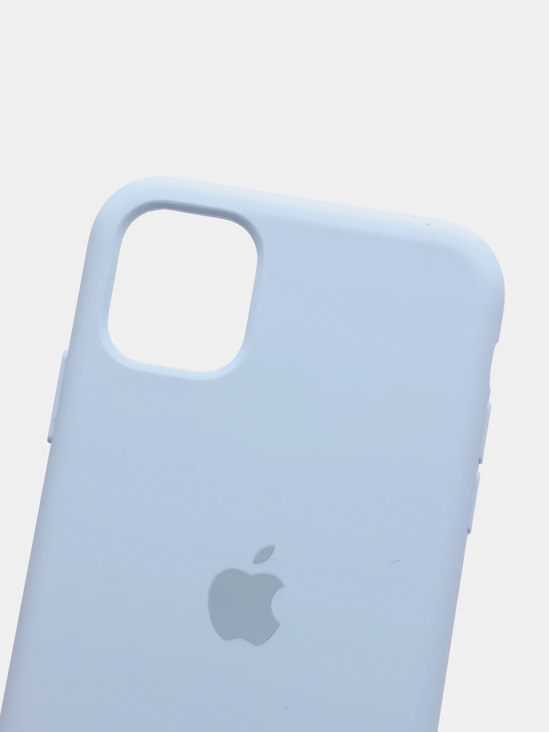 Небесно-голубой чехол накладка Apple Silicone Case для iPhone 11