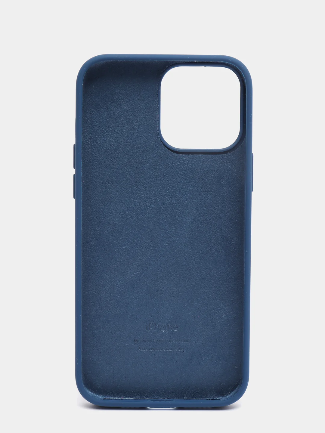 Темно-синий чехол силиконовый Silicone Case для iPhone 13 Pro Max