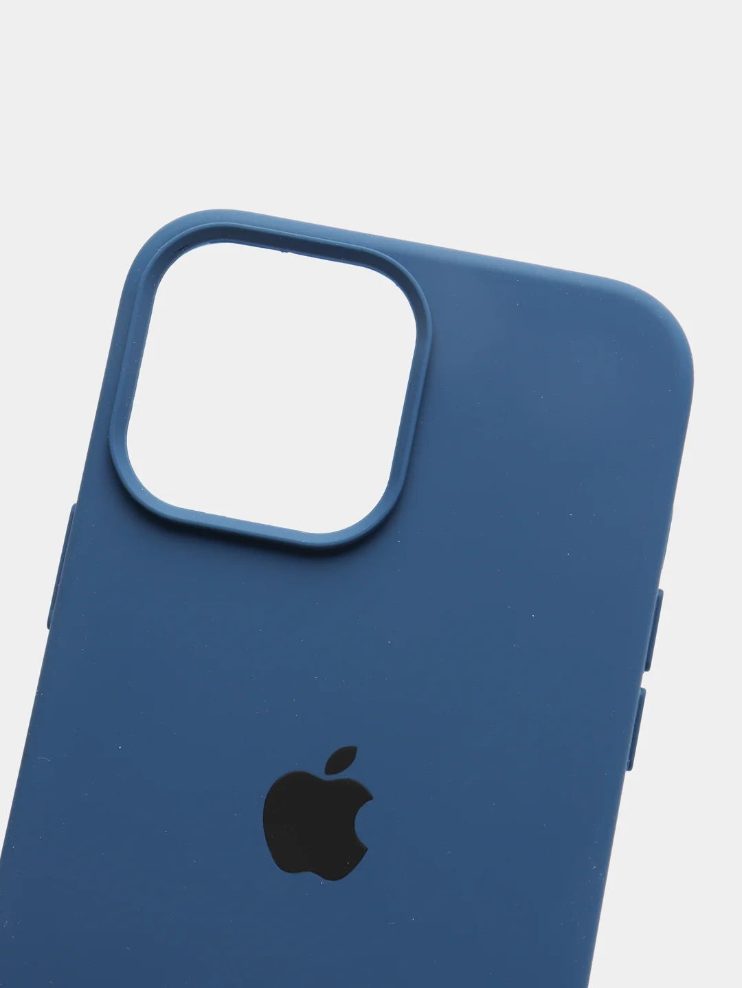 Темно-синий чехол силиконовый Silicone Case для iPhone 13 Pro Max