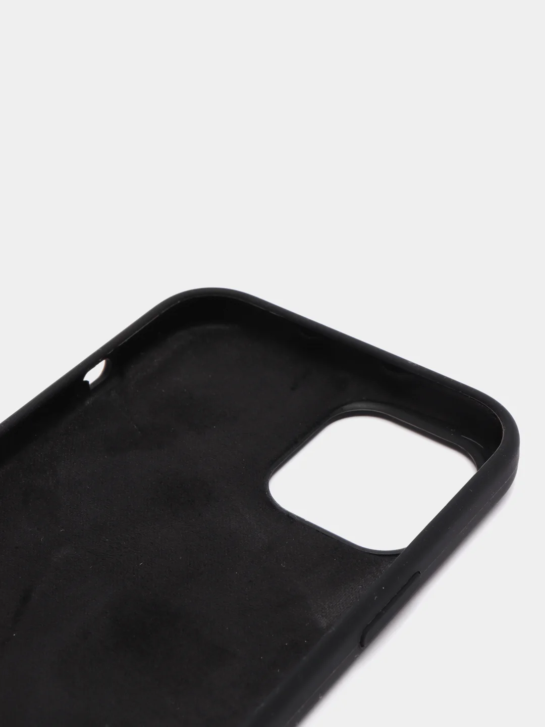 Черный чехол силиконовый Apple Silicone Case для iPhone 12 Pro Max